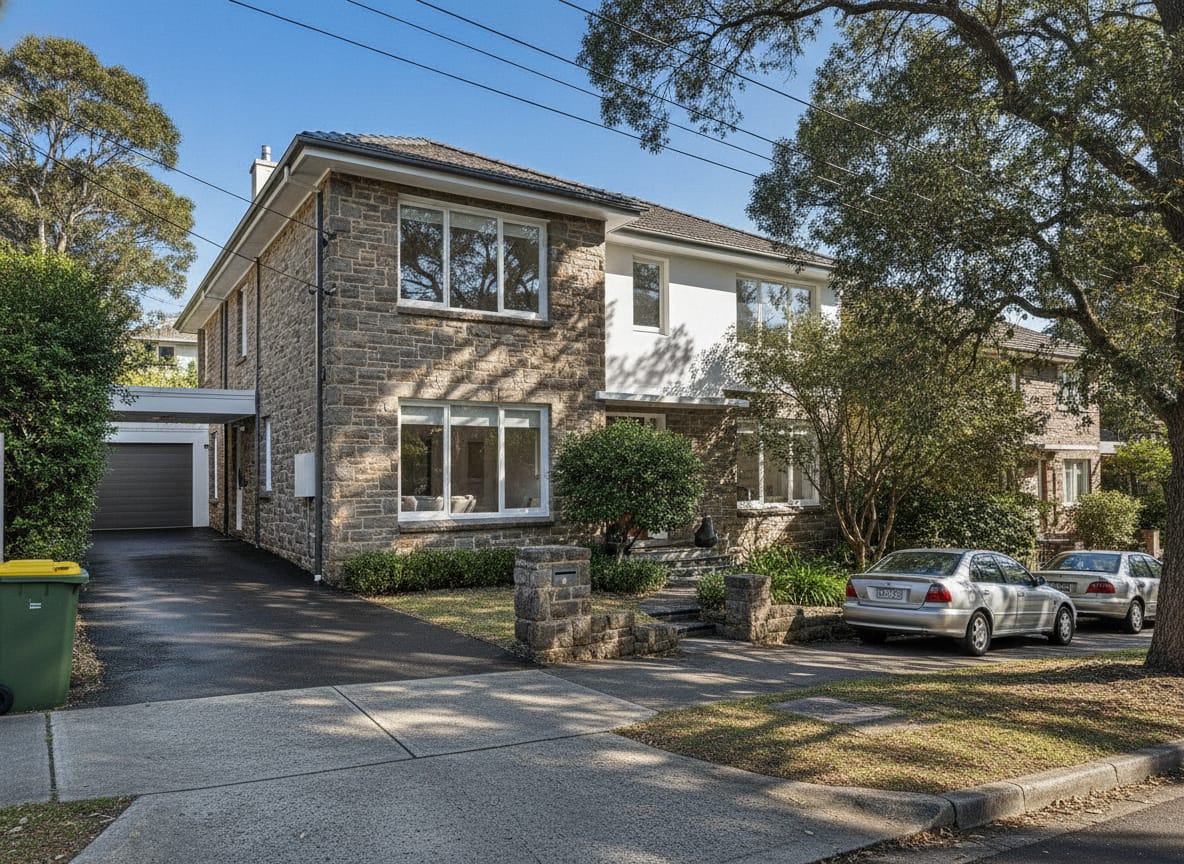 A well-kept home on a quiet Castlecrag street
