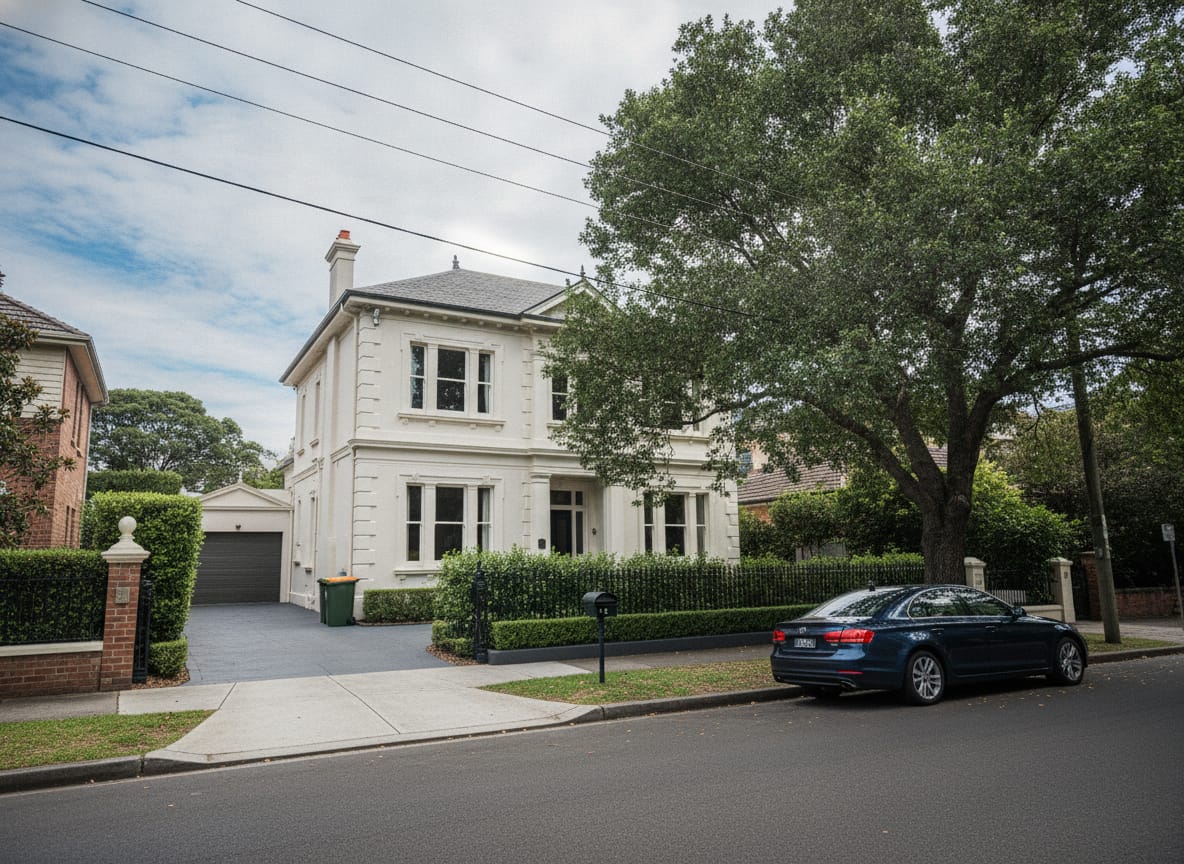 A well-kept home on a quiet Darling Point street