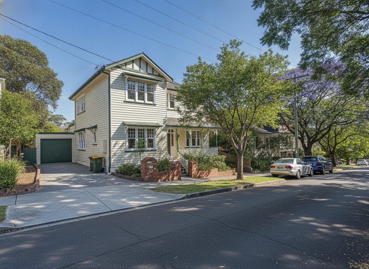 A well-kept home on a quiet Greenwich street