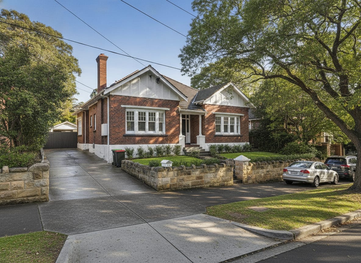 A well-kept home on a quiet Mosman street