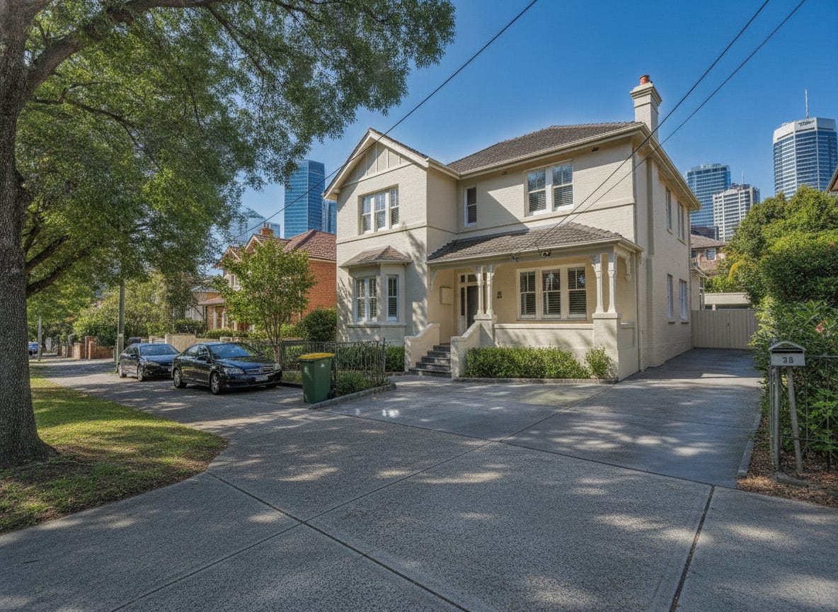 A well-kept home on a quiet North Sydney street