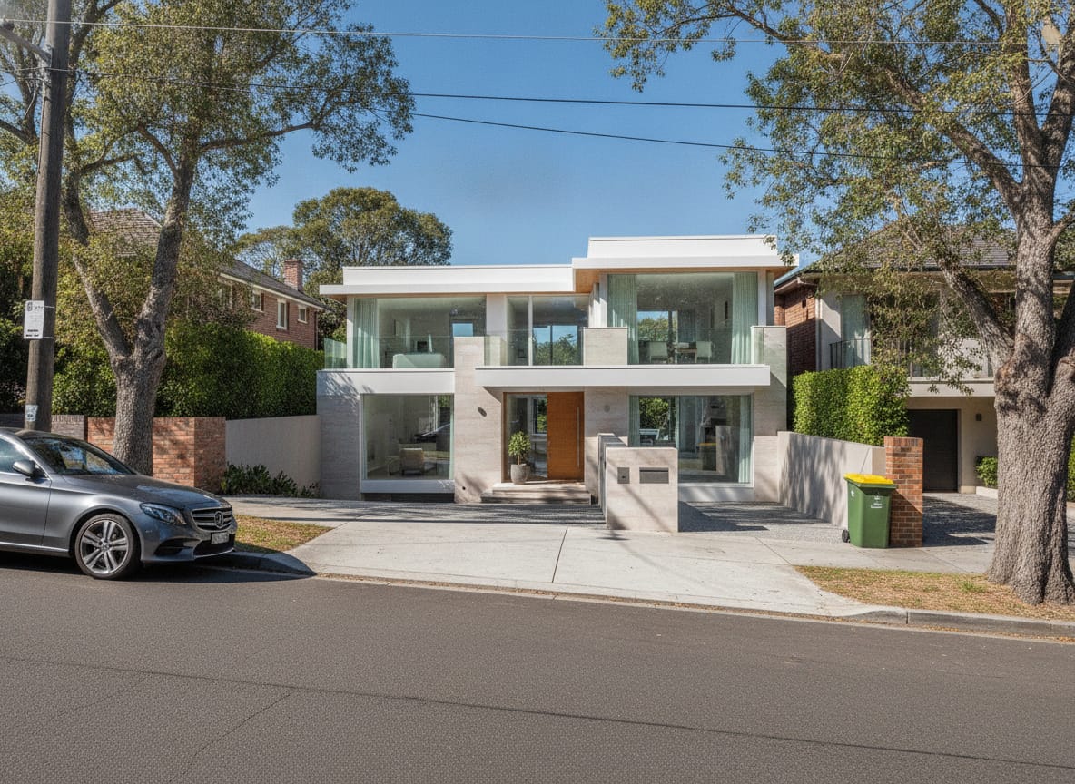 A well-kept home on a quiet Point Piper street