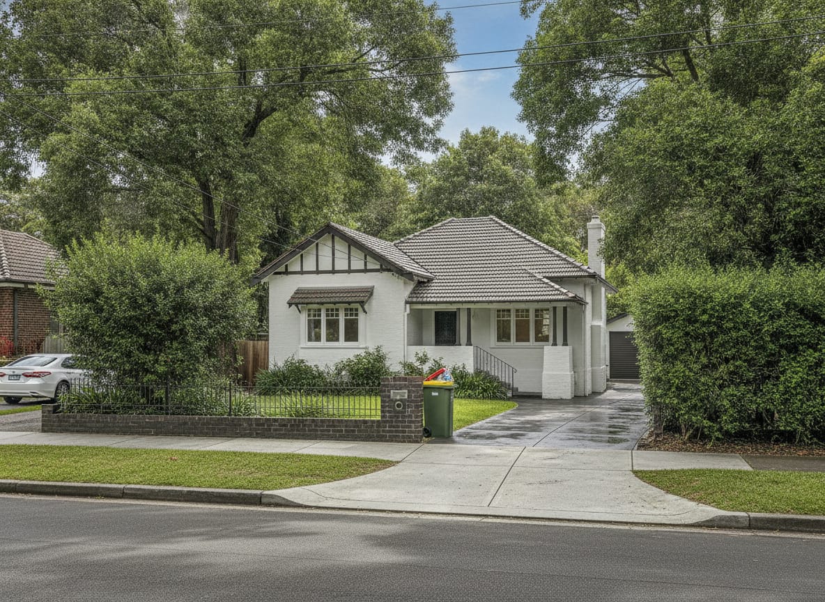 A well-kept home on a quiet Turramurra street